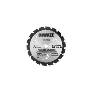 DeWalt DW3191 Carbide Blade, 7-1/4 inch, 18 teeth