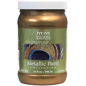 Modern Masters ME238-32 Metallic Paint, Blackened Bronze  ~ 32 Oz.