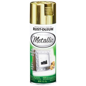 Rust-Oleum 1936830 Specialty Metallic Spray Paint,  Brass ~ 11 oz Cans