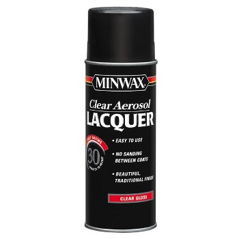 Minwax 15200 Clear Aerosol Lacquer, Gloss ~ 12.25 oz Cans