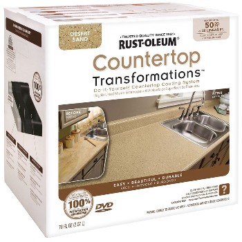 Rust-Oleum 258286 Countertop Transformations Kit, Desert Sand  ~ 50 Sq Ft