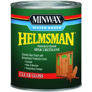 Minwax 63050 Water-Based Spar Urethane, Gloss ~ Quart