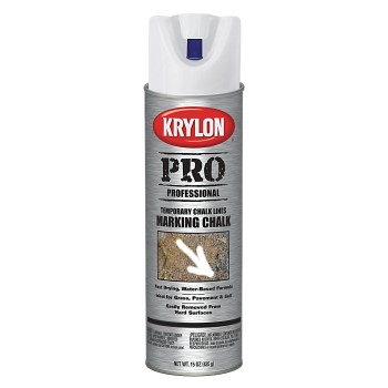 Krylon 5894  Marking Chalk Spray Paint,  White ~ 15 oz