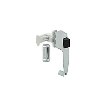 National 213074 White Push Button Latch, Visual Pack 1316