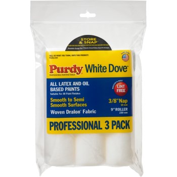 Purdy 14F863000 WhiteDove Roller Covers ~ 9&quot; x 3/8&quot; Nap