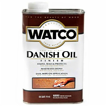 Watco 65141 Danish Oil Finish, Golden Oak ~ Quart