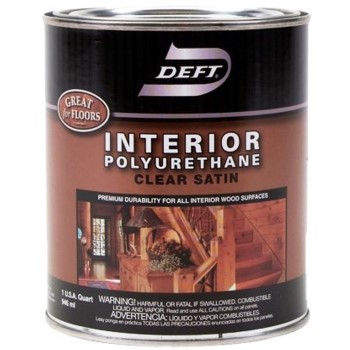 Deft 22604 Interior Oil-Based  Polyurethane, Satin ~ Quart