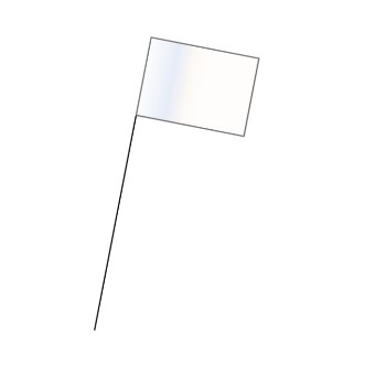 Intertape 900-WT Marking Flag, White