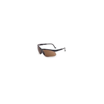 Honeywell RWS-51024 Black Safety Eyewear, Espresso frame