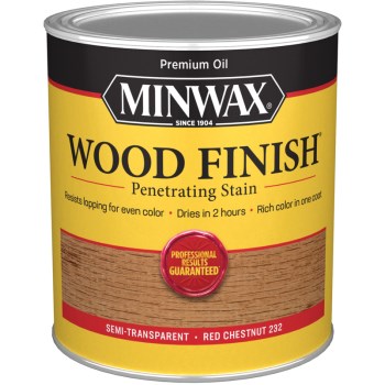 Minwax 70046  Red Chestnut Wood Stain ~ Quart