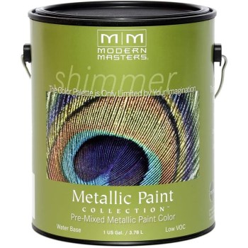 Modern Masters ME708-GAL Metallic Paint, Nickel  ~ Gallon