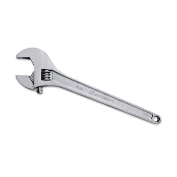 Apex/Cooper Tool  AC215VS Crescent Brand Chrome Adjustable Wrench ~ 15&quot;
