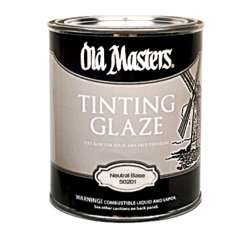 Old Masters 50201 Tinting Glaze, Neutral Base/Satin  ~ Gallon