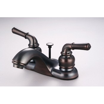 Hardware House  122269 Bathroom Faucet - Two handled -  Classic Bronze Finish