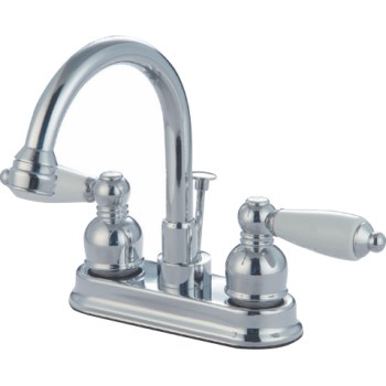 Hardware House  123822 Two Handle Laundry  or Bar Faucet, Chrome ~ 4&quot; Ctr