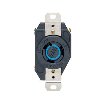 Leviton 065-2320 Locking Flush Receptacle - 20 Amp