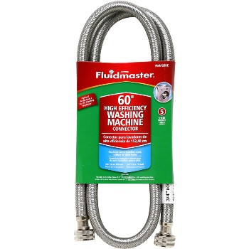 Fluidmaster 9WM60HE Washing Machine (HE) Connector Hose, 75&quot; x 60&quot;