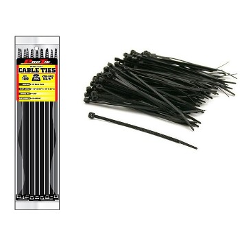 KDAR B14HD100 Cable Ties, Heavy Duty UV Black 14.5&quot; ~ Pack of 100