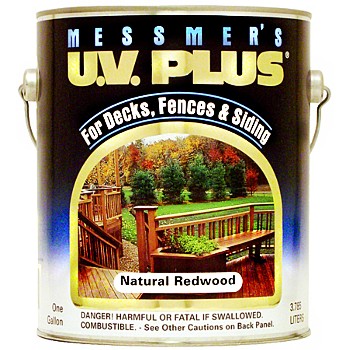 Messmer&#39;s   MC-503-1 UV Plus Deck &amp; Wood Stain,  Natural Redwood ~ Gallon