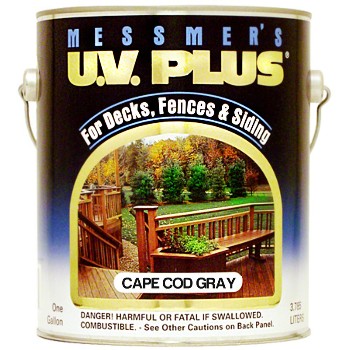 Messmer&#39;s   MS-606-1 UV Plus Semi-Transparent Stain Finish,  Cape Cod Gray ~ Gallon