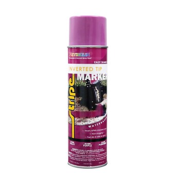 Seymour Paint 20-680  Water-Based Inverted Tip Stripe Marking Paint, Purple ~ 20 oz Aerosol Can