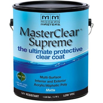 Modern Masters MCS901GAL MasterClear Protective Clear Coat, Matte ~ Gallon