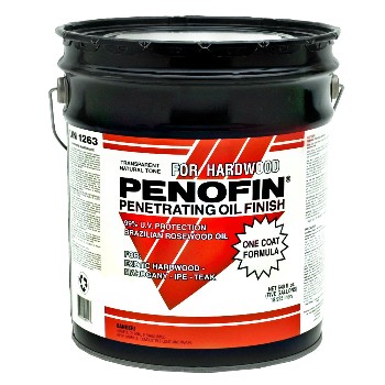 Penofin F3MMB5G Penetrating Oil Finish ~ Mission Brown/5 Gallons