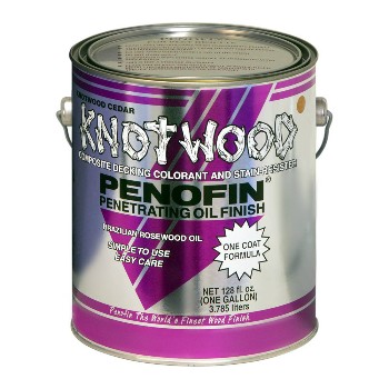 Penofin F5EKMGA Knotwood Penetrating Oil Finish,  Mahogany Tone ~ Gallon