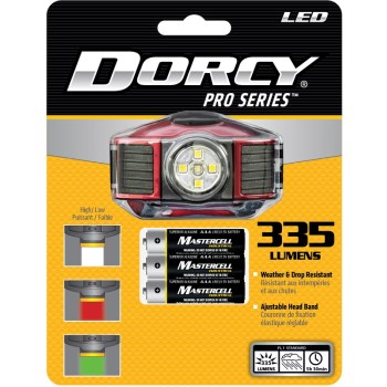 Dorcy Int&#39;l 41-2093 42 Lumen LED Headlight ~ Multi-Function w/3 Color LEDs
