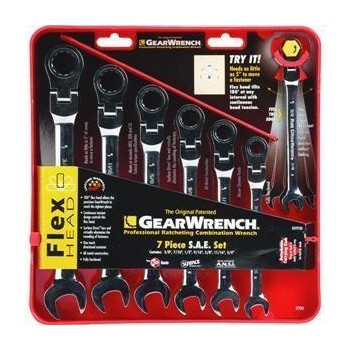 Apex/Cooper Tool  9700 7pc Sae Combo Wrench Set