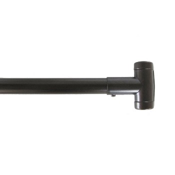 Hardware House  162507 Shower Rod, Curve Adjustable ~ Classic Bronze