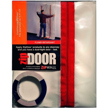 Zipwall ZDC Commercial Doorway Zipdoor ~ 4&#39; x 8&#39;