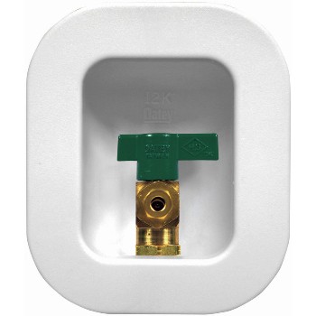 Oatey 39130 Ice Maker Outlet Box ~ Lead Free,  1/4 Turn Valve