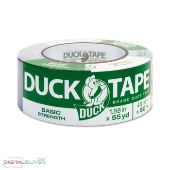 Shurtech  1118393 Duck Tape, Silver Basic Utility Grade ~ 1.88&quot;  x 55 Yd