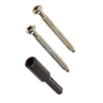 Kwikset 81706-004 Thick Door Knob &amp; Lever Install Kit ~ Satin Nickel