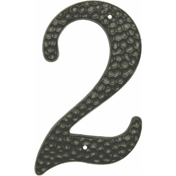 Hy-Ko DC-3/2 Black House Number - # Two  - 3 1/2&quot;