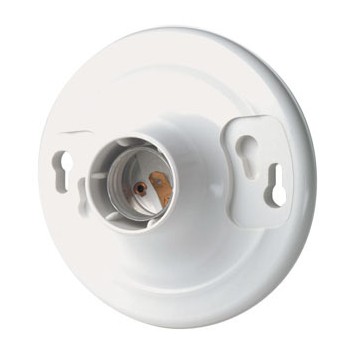 Leviton R50-8829-CW4 Ceiling Wired Keyless Lampholder