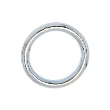 Campbell Chain T7665042 Welded Ring - Nickel Finish - 1.5&quot;