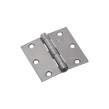 National 140467 Non-Removable Pin Hinge, Plain Steel ~ 3 x 3&quot;