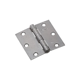National 140467 Non-Removable Pin Hinge, Plain Steel ~ 3 x 3"