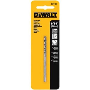 DeWalt DW1109 Black Oxide Drill Bit ~  9/64