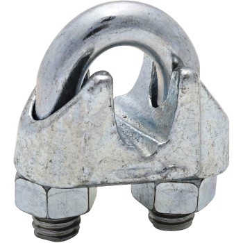 National 248310 Wire Cable Clamp, Zinc ~ 3/8&quot;