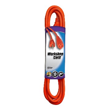 Coleman Cable 02304 Outdoor Extension Cord - 10 feet