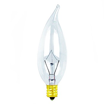 Feit Elec. BP40CFC Decorative Clear Light Bulb, 120V/40W