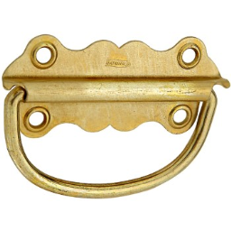 National 213421 Chest Handle, Bright Brass Finish ~ 3 1/2"