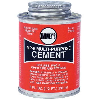 Harvey&#39;s 018010-24 Multi Purpose Cement, MP-6  ~ 8 Ounce