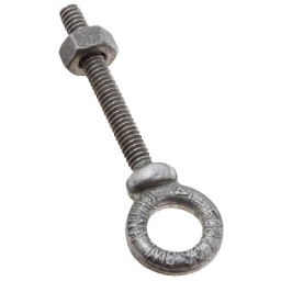 National 245076 Forged Eye Bolt With Shoulder, Galvanized ~ 1/4" x 2"