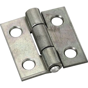 National 145920 Non-removable Pin Hinges,  Zinc Plated ~ 1&quot;