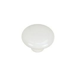 Hardware House  489013 Knob, White Porcelain  1.5"