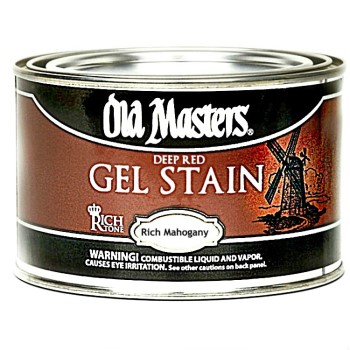 Old Masters 84316 Gel Stain,  Rich Mahogany ~ Half Pint